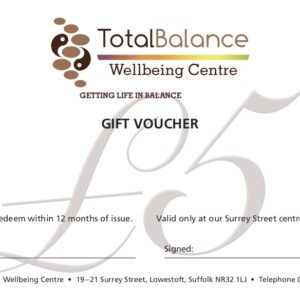 Total Balance Gift Voucher £5
